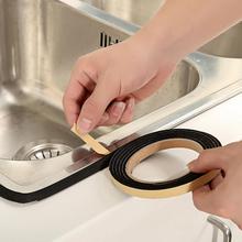 Gas stove slit strip Antifouling Dustproof Waterproof seal Kitchen Black Self-adhesive Door Window Sealing Strip 1Roll 2024 - buy cheap