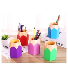 Creative Pen Vase Pencil Pot Pen Holder Container Stationery Plastic Desk Organizer Tidy Container School Office Supplies 2024 - buy cheap