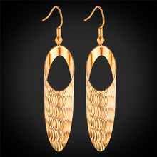 Brincos longos pendurados exclusivos estilosos joias estilo brincos de gota para mulheres cor amarela dourada e1579 2024 - compre barato