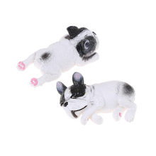 French Bulldog Sleepy Corgis Dog Toys Action Figures PVC Model Toy Landscape Decor Animals Dolls Kids Gifts 2024 - buy cheap