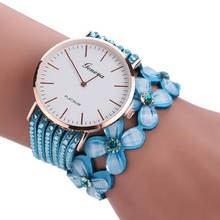 2017 New women watches geneva fashion bracelet relogio Fashion Leisure Womens Quartz Bracelet Watch Crystal Diamond Wrist Watch 2024 - buy cheap