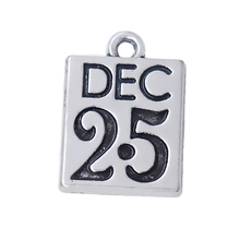 Fashion Christmas tree jewelry pendant DEC 25 metal label charm for DIY Christmas gifts customizable 2024 - buy cheap