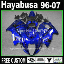 Customize Motorcycle fairings for SUZUKI Hayabusa GSX1300R 1996-2007 blue black ABS fairing kit GSX 1300R 96-07 FB26 2024 - buy cheap