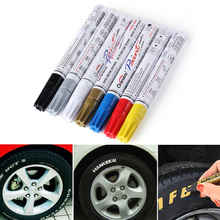 Marcador permanente de pintura para neumático de coche, rodadora de goma de Metal, marcador oleoso, grafiti, 7 colores 2024 - compra barato