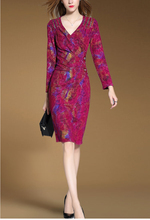 2017 vestido de outono de alta qualidade com decote em v 2024 - compre barato