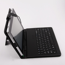Micro USB Keyboard Leather Cover Case  for 10" 10.1" Tablet PC MID PDA Free Shipping + Drop Shipping 2024 - buy cheap
