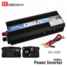 Car Inverter 2000W DC 12 V to AC 220 V Professional Power Inverter Charger Transformer Vehicle Power Inverter Power Switch 2024 - buy cheap