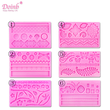DIY Craft Flower Totem Cake Lace Silicone Mold Fondant Soap 3D  Cupcake Candy Chocolate Decoration Baking Tool Moulds FQ2153 2024 - buy cheap