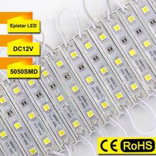 50pcs 3leds 5050 LED Module RGB 12V 0.72W Waterproof IP65 DC12V for led backlight advertise sign channel letter board display 2024 - buy cheap