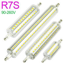 Водонепроницаемый R7S светодиодный светильник 78 мм 118 мм 5W 10W SMD 2835 R7S светильник лампа светильник 90-260 В точечный светильник 2024 - купить недорого