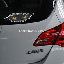 Newest Vivid 3D Car Sticker Peering Monster Devil Eyes Car Decal for Tesla Toyota Kia Ford Chevrolet Volkswagen Kia Lada Honda 2024 - buy cheap