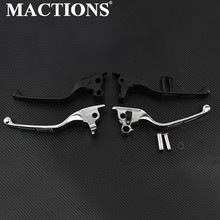 Motorcycle Brake Clutch Levers Set Black/ Chrome For Harley Touring Electra Glide Standard FLHX FLTR 2008-2013 FLHR 2008-2016 2024 - buy cheap