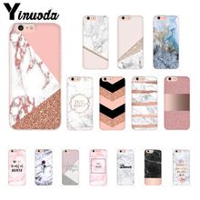 Chic Pink Marble Pretty Phone Case For iphone 12 11 Pro Max 8 7 6 6S Plus X XS MAX 5 5S SE XR 2024 - buy cheap