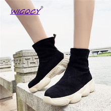 Classic Winter Boots Suede Ankle Boots Warm Female High-top women's shoes Fashion Women Shoes New Arrival Plush Insole 2024 - buy cheap