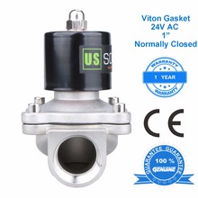 U.S. Solid 1" 24V AC Valve Stainless Steel Electric Solenoid Valve  Normally Closed water, air, diesel, CE Certified 2024 - buy cheap