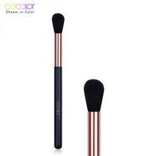 Docolor 1PCS Highlighter Brush Synthetic Hair Professional Makeup Brushes Cosmetic Powder Blending Make Up Brushes Wood Handle 2024 - buy cheap