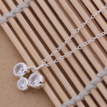 Atacado de alta qualidade banhado a prata moda jóias correntes colar pingente WN-101 2024 - compre barato