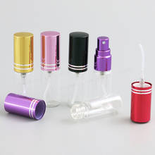 500 x 5ML Refillable Cute Empty Glass Perfume Bottle With Aluminum Sprayer 5CC Parfum Atomizer 5ml Travel Perfume Atomizer 2024 - buy cheap