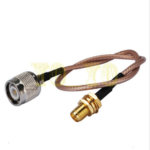 Top Brand RP-SMA female bulkhead RG316 6inch pigtail TNC male Cable coaxial RF Adapter 15cm 2024 - buy cheap