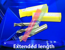 Envío gratis de alta calidad 5 uds 2F-10.0 ~ 20,0mm Extended End Mill, dos flauta HSS y aluminio final Mill cortador CNC Bit 2024 - compra barato