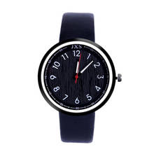 Woman Large dial watches Fashion Leather Band Analog Quartz Round Wrist Watch Casual ladies clock female Watches Montre Femme 2024 - купить недорого