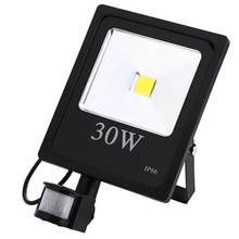 AC 85 - 265V 30W 2800 - 3000LM Human Body Infrared Sensor LED Flood Light 2024 - buy cheap