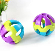 Pet Bird Bites Parrot Chew Sound Ball Toys Swing Cage Colorful Hanging Cockatiel Parakeet Toys with Ring 2024 - buy cheap