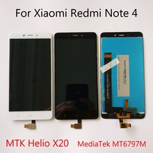 MTK Helio X20 for Xiaomi Redmi Note 4 LCD Display With Touch Screen Digitizer Assembly Replacement For Redmi Note 4 Pro Prime 2024 - buy cheap