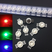 Bombilla LED RGB de alta potencia, lámpara de escenario de 100 piezas, 9W, Chip de 45mil, seis Pines, 700mA, 3,2-3,4 V, chips Taiwan Genesis/HPO 2024 - compra barato
