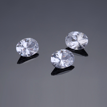 Cristal transparente Color Oval forma 3x5-10x12mm Calidad AAA gemas sintéticas piedras de Zirconia cúbica para accesorios de joyería 2024 - compra barato