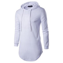 Spring Autumn New Men Sweatshirt Long Sleeve Mens Casual Slim Hooded Pullover Fashion Solid Color Sweatshirts 2024 - buy cheap