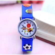 2018 New Silicone 3D Children Kids Wrist Watches for Boys Girls Football Hand Watch Sports Quartz Wristwatches Relojes 2024 - buy cheap