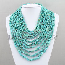 10 Rows Irregular African Necklace African Beads Necklace Bridal Party Necklace Bridesmaid Gift   HD1786 2024 - buy cheap