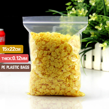 Reclosable Transparent Jewelry/Food Storage Bag Kitchen Package Bag Clear Ziplock Bags 100pcs 15x22cm Zip Lock Plastic Bags 2024 - buy cheap
