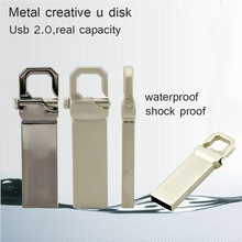 USB флеш-накопитель 128 ГБ, металлическая флешка, высокоскоростная USB-Флешка 32 ГБ, 8 ГБ, флеш-накопитель с реальной емкостью 16 ГБ, мини-USB флэш-накопитель 2024 - купить недорого
