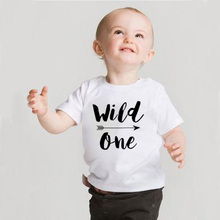 Wild One Kids Tops Children T-shirts Boys Short Sleeve Summer T Shirts  Baby Girl T-shirts Clothes  O-neck Casual  Tee Shirt 2024 - buy cheap