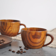 Copos de bambu para beber cerveja e café, copo primitivo de bambu para bebidas de café, copo de chá ao redor da viagem, garrafa de água para casa, copo de madeira artesanal para presente 2024 - compre barato