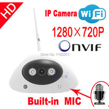 Free shipping IP Camera HD audio onvif cctv Cameras cmos infrared 720P wifi wireless video systems security home indoor 2024 - buy cheap