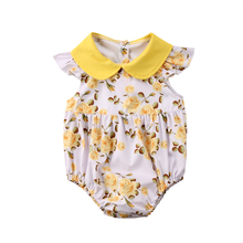 Toddler Infant Baby Girls Floral Romper Jumpsuit Outfits Summer Clothes 2024 - buy cheap