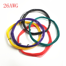 10 Meters/lot UL 1007 Wire 26AWG 1.3mm PVC Wire Electronic Cable UL Certification Insulated LED Cable For DIY Connect 8 Color 2024 - buy cheap
