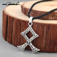 Cxwind Viking Runes Pendants & Necklaces Norse Amulet Rune Cross Necklace for Men Pagan Talisman Pendant Jewelry Accessories 2024 - buy cheap