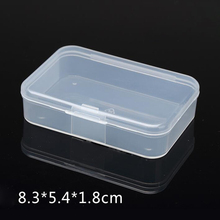Más vendidos de plástico transparente caja de almacenamiento cuadrado claro funda expositora multiuso de joyería de plástico cajas de almacenamiento 2024 - compra barato