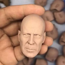 Unpainted Color 1/6 Scale Bruce Willis Head Sculpt for DIY Action figure Painting 2024 - buy cheap