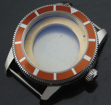 Corgeut-caja de reloj de acero inoxidable estéril, 46mm, compatible con ETA 2836 Mingzhu 2813/3804, movimiento P432, 1 Uds. 2024 - compra barato