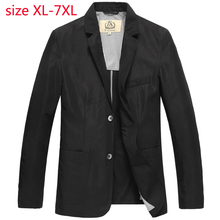 Lançamento blazer masculino super grande moda primavera outono jaqueta fina mercerizada blazer casual masculino tamanhos grandes 2024 - compre barato