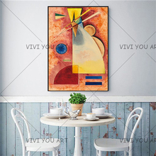 Hand-painted Technical Artist Artwork Modern Abstract Wassily Kandinsky Oil Painting Home Decor For Living Room Picture Wall Art 2024 - buy cheap