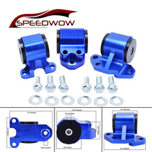 SPEEDWOW Billet Aluminum Swap Engine Mount Motor Kit Motor Swap Engine Mount Kit For Honda Civic Acura EH DC D15 D16 B16 B18 2024 - buy cheap