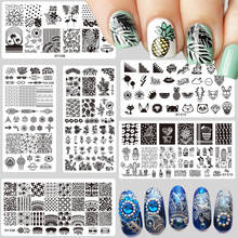 1X Nail Stamping Plates Fashion Flamingo Pineapple Cactus Flower Christmas Steel Stamp Template Nail Polish Stencils XYE01-16 2024 - buy cheap