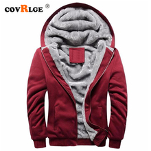 Covrlge Fashion Brand Sweatshirts Mens 2019 Winter Thicken Hoodie Men Hoodies Sweatshirt Men Zipper Coats Sudadera Hombre MWW173 2024 - buy cheap