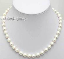 SALE small 6-7MM Rice shape WHITE Natural freshwater PEARL 17" NECKLACE -nec5024 Wholesale/retail Free shipping 2024 - buy cheap